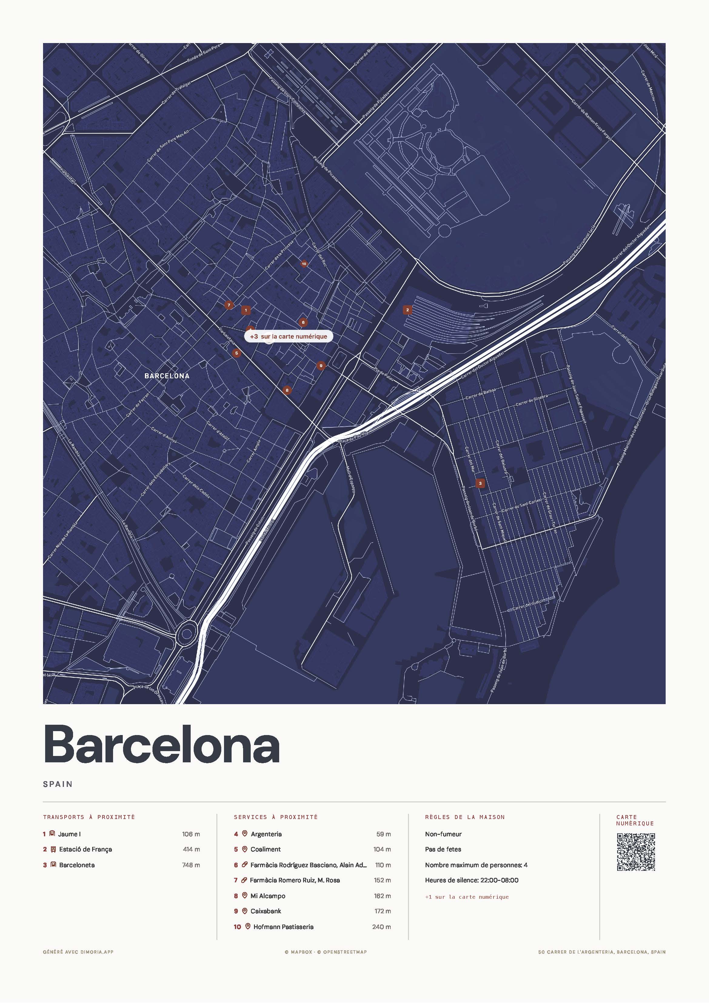 Mapa Atlas — Barcelona